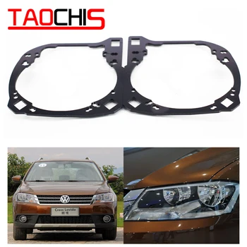 

Taochis Car-Styling frame adapter module DIY Bracket Holder for VW Volkswagen Cross Lavida Type Hella 3 5 Projector lens