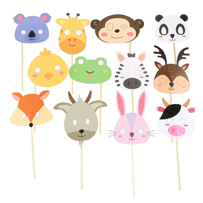 

2 Set Photo Props Paper Handheld Photo Shooting Photography Accessories Party Props Party Supplies for Easter Party