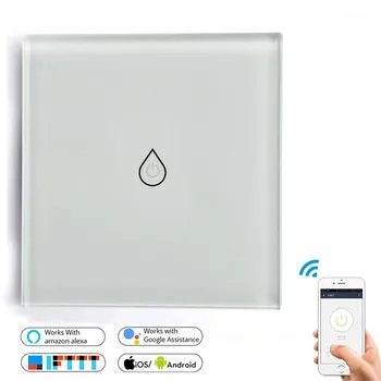 

Remote Control Smart Wifi Boiler Switch Water Heater Switches Voice EU standard Touch Panel Timer Outdoor work alexa google home