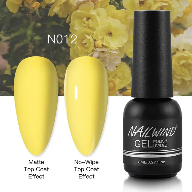 Nailwind Gel Nail Polish 8ml Semi Permanent Varnish Nail Art All for Manicure Need UV LED lamp Base Top coat Nails Gel Polish RE11-N012