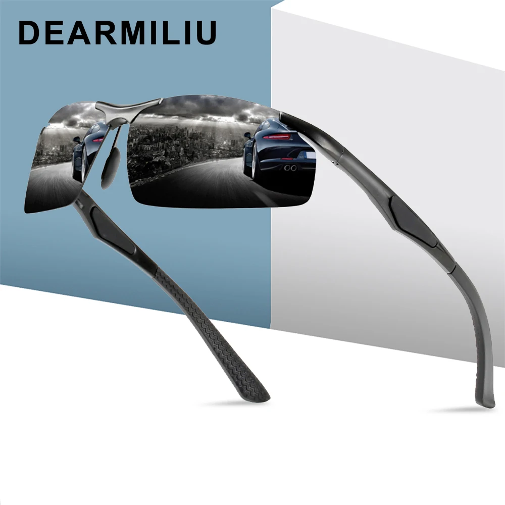 DEARMILIU 2019 поляризационные солнцезащитные очки мужские алюминиево магниевые для