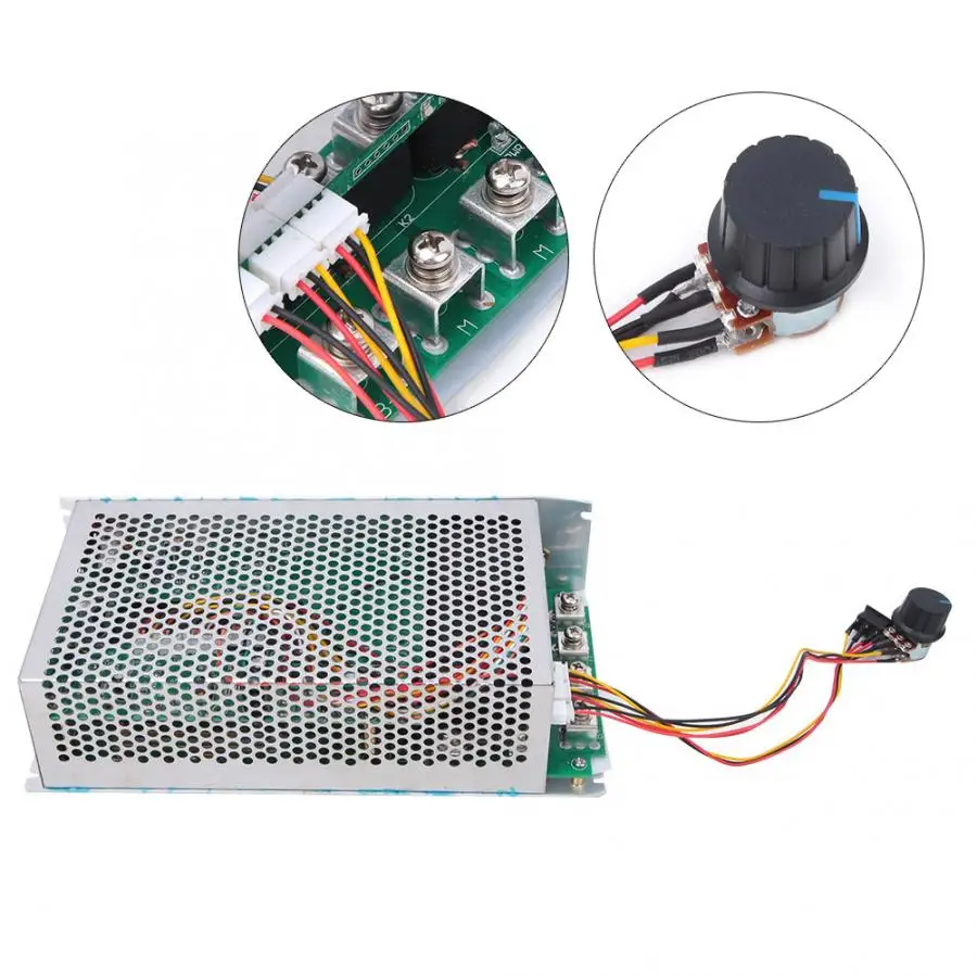 XY-1620010-50V регулятор скорости двигателя постоянного тока 7500 Вт 100А регулятор частоты вращения двигателя PMW 15 кГц регулятор оборотов
