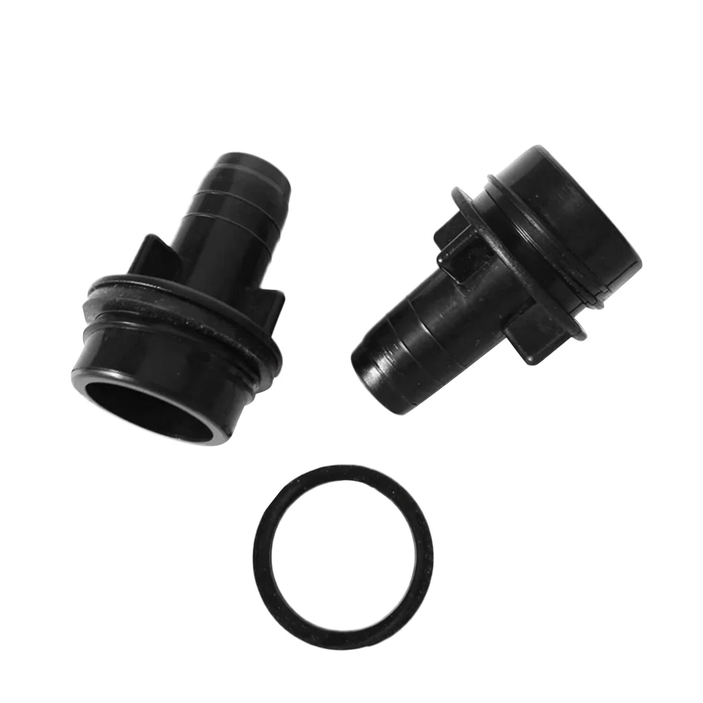 2 Pieces Nylon Inflatable Boat Valve Adapter Canoe Foot Pump Hose Connector
