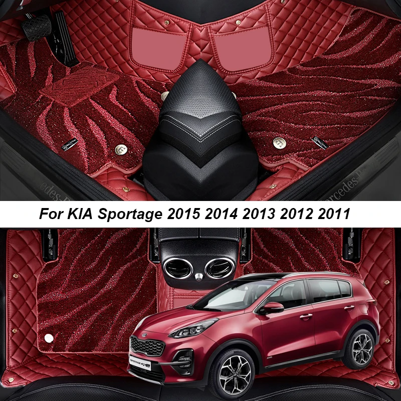 Tapis de sol de voiture pour KIA Sportage, tapis Surround Auto, accessoires  intérieurs, 2015, 2014, 2013, 2012, 2011 - AliExpress