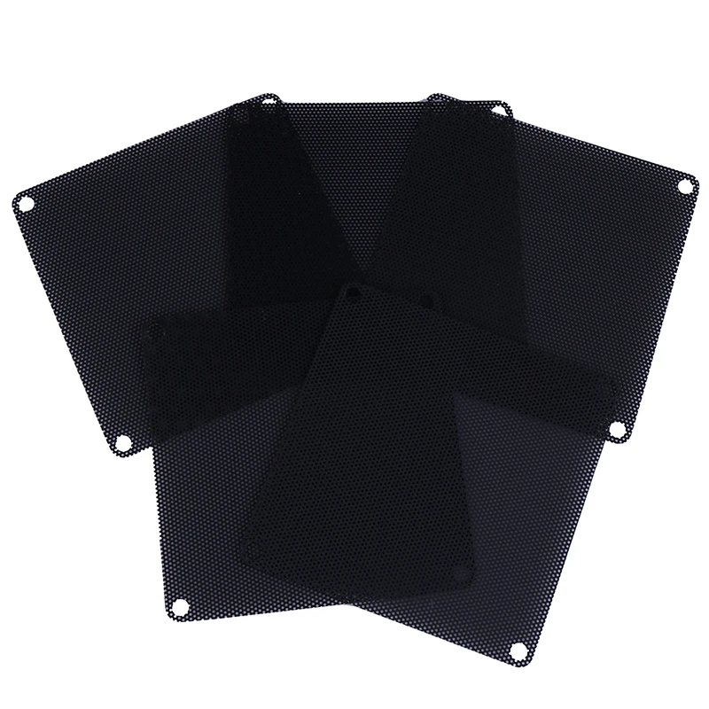 5Pcs 140mm PVC PC Fan Dust Filter Dustproof Case Computer Cooler Cover Mesh