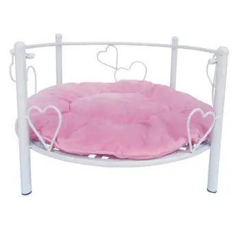 

Iron dog kennel cat round round plush autumn and winter nest pad cat mattress small and medium-sized dog suede four seasons