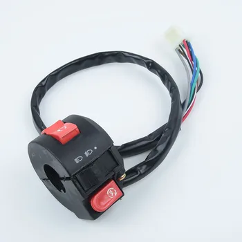 

For Motorcycle Start Switch Parts 7 Wire ATV 7/8" Handlebar Replacement 50cc 70cc