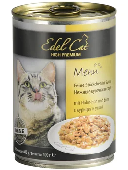 

EDEL CAT EDEL CAT for adult cats with chicken and duck sauce 400g