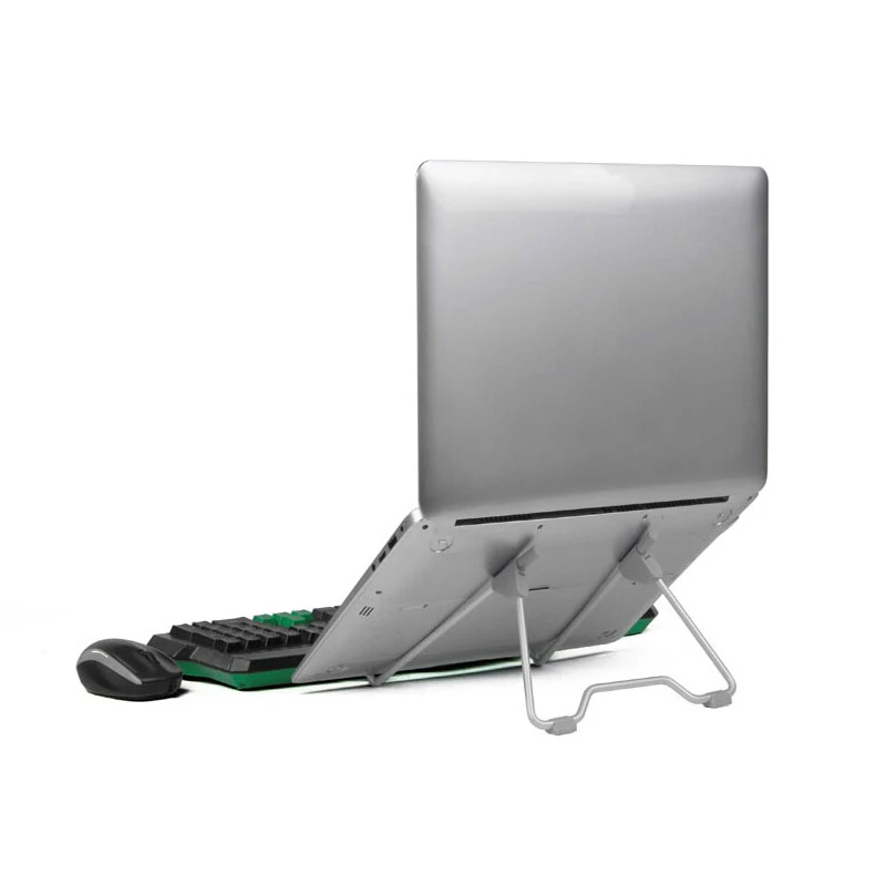 

Folding Portable Laptop Stand Viewing Angle/Height Adjustable Quality Aluminum Alloy Bracket Support for Notebook iPad Tablet