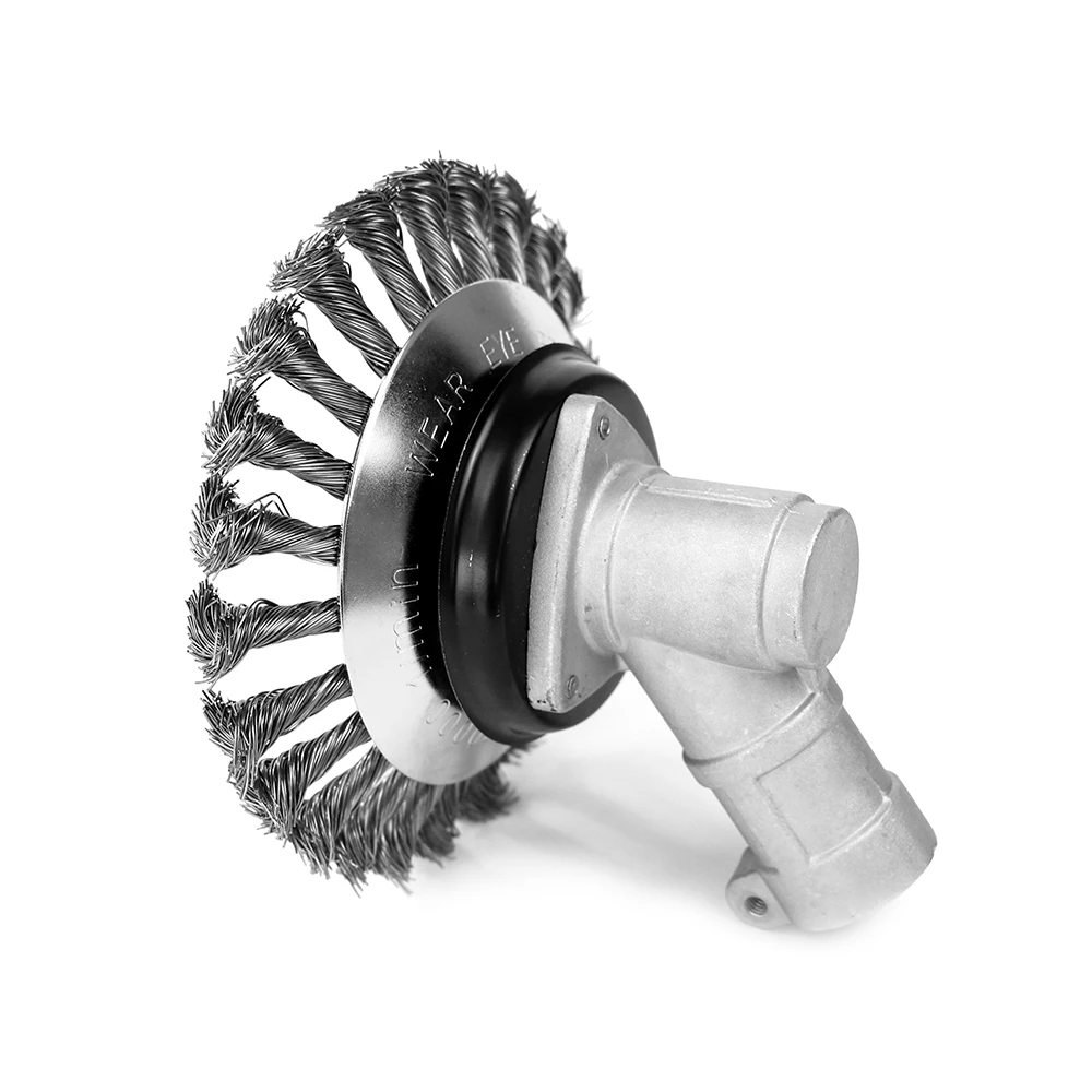 

Durable 8 Inch Grass Trimmer Wire Head Steel Trimmer Heads Weed Brush Cutter Weeding Plate for Lawn Mower Garden Bonsai Tools