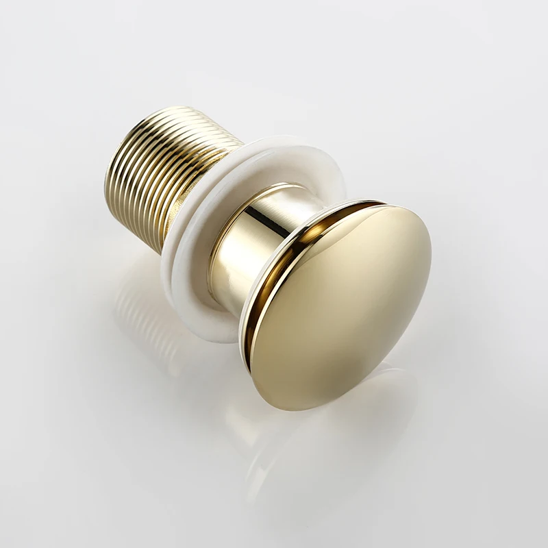 Smesiteli Bathroom Drainer To The Water Floor Drain Non-Porous Brass Durable Push-Down Pop-Up Drain Sink Plug