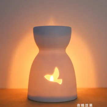 

Portable Candle Incense Burner Tower Porcelain Retro Handmade Porcelain Ceramic Incense Quemador De Incienso Home Decor OO50XL