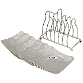 

Creative Tea Coaster Insulated Cup Holder Square Saucer Tea Set Accessories Coasters for Drinks