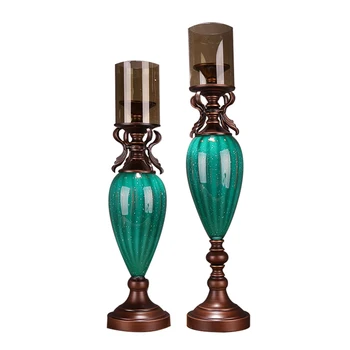 

Nordic Home Decor Wedding Table Candlesticks San Valentin Decoracion Center Piece Glass Wedding Centerpiece Swieczniki CC50ZT