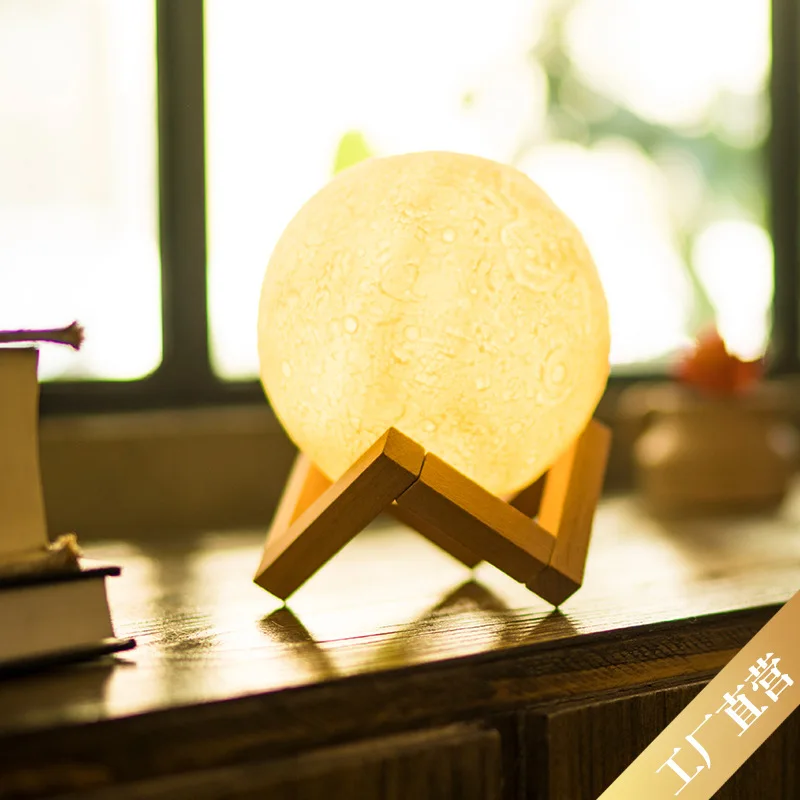 

Cross-Border Selling 3D Moon Lamp 3D Bluetooth Speaker Moon Light Touch Pat Remote Control USB Lamp Small Night Light