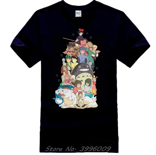 Studio Ghibli Combo T-shirt, Hayao Miyazaki Anime Tshirt Men's Women's All  Sizes Sleeves Boy Cotton Men T-shirt Top Tee - T-shirts - AliExpress