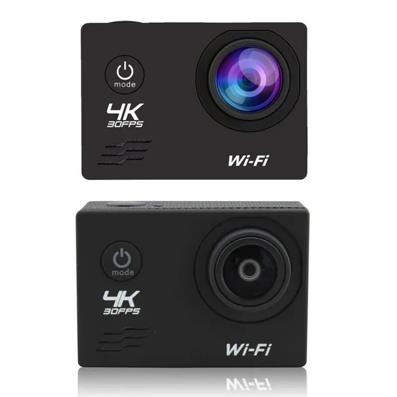 micro four thirds 3pcs 4K Wifi Underwater Camera Creative Mini Action Camera Motorcycle Photo Camera for Man Woman Kid (With Battery) (Black) digital film camera