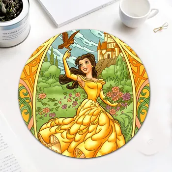 

Cartoon Princess Beauty and Beast Mousepad Pc Tablet Gamer Computer Laptop Mice Mat Decorate Desk Keyboard Mause Mouse Pad