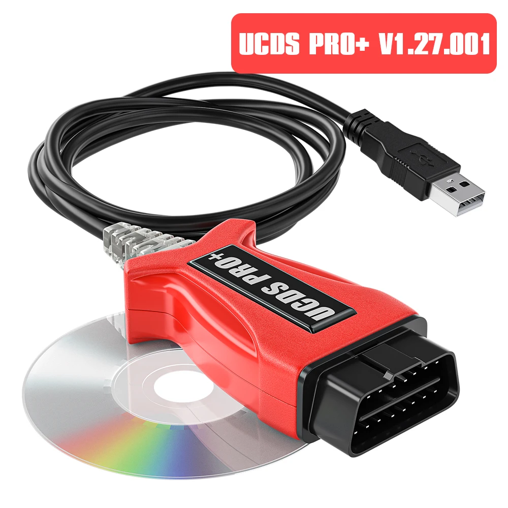 OBD2 автомобильные аксессуары диагностический инструмент UCDS Pro+ UCDSYS с UCDS v1.26008 полное лицензионное программное обеспечение с 35 жетонами