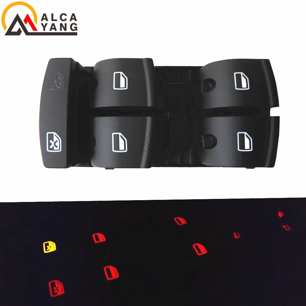 

Electric Power Panel Window Master Control Switch Button For AUDI A6 QUATTRO A3 Q7 2004-2011 OE 4F0 959 851F 4F0959851
