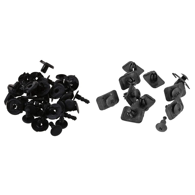 20x Fender Bumper Plastic Trim Clips For Mazda Toyota & 10pcs Fender