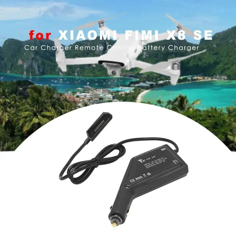 3 в 1 USB Автомобильное зарядное устройство DC 12-16 В 6A двойной пульт дистанционного управления зарядное устройство для Xiaomi FIMI X8 SE RC Дрон литиевая батарея зарядное устройство