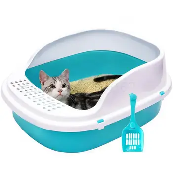 

Cat Sand Pot Large Special Splash-proof Fully Semi-enclosed Cat Dung Pot Cat Sand Pot Kids Deodorizing Cat Toilet Cat Products