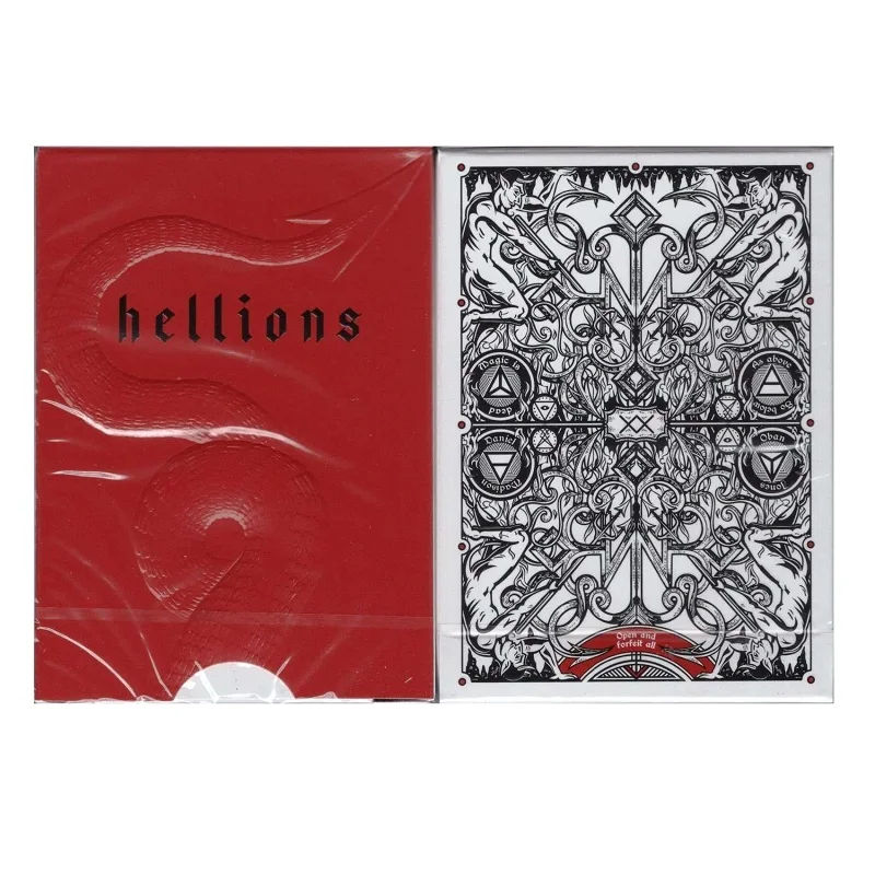 Карты игральные Red Madison Hellions от DM Ellusionist Колода велосипедов покера волшебные