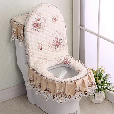 10 pièces/set Non-Tissé Tissu Housse De Siège De Toilette , Simple Jetable  Coussin Collant Pour Siège De Toilettes Pour Salle De Bain