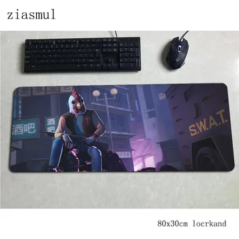 

hotline miami mouse pad 80x30cm mats big xl Computer mouse mat gaming accessories High quality mousepad keyboard games pc gamer