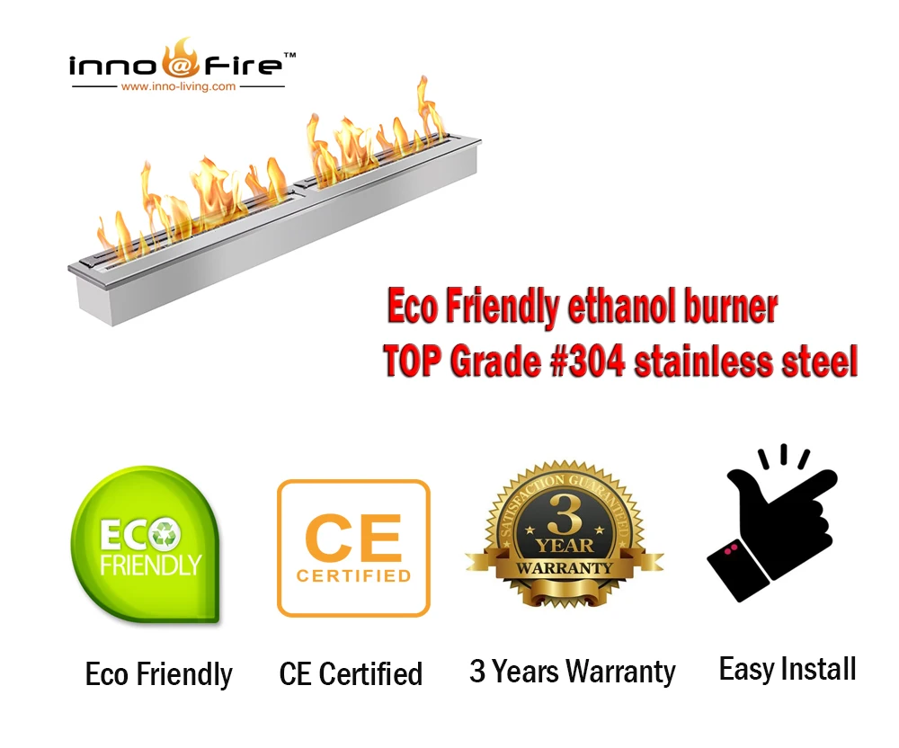 

Inno living fire 24-дюймовый этанол пожарная решетка