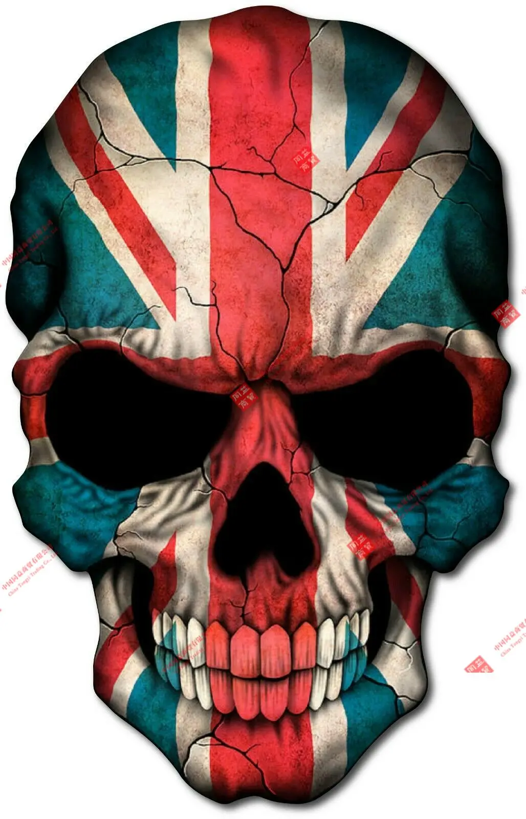 

Terror SKULL UNION JACK FLAG DECAL STICKER TRUCK UNITED KINGDOM VEHICLE