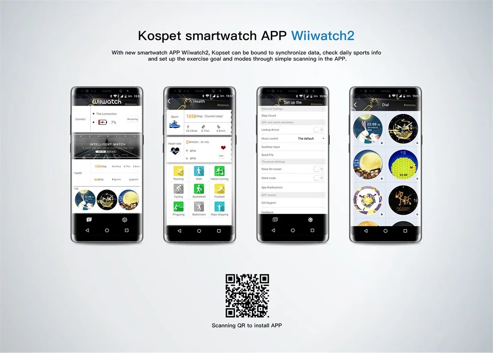 Kospet Hope Lite Dual 4G Smartwatch Android7.1.1 1 Гб+ 16 Гб 1,3" AMOLED WiFi gps наручные часы 8.0MP IP67 водонепроницаемые Смарт-часы для мужчин