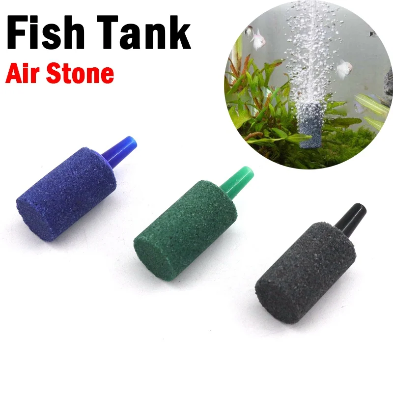 210PcsAquariumFishTankAirStoneSeafoodPoolAeratorBubbleStone