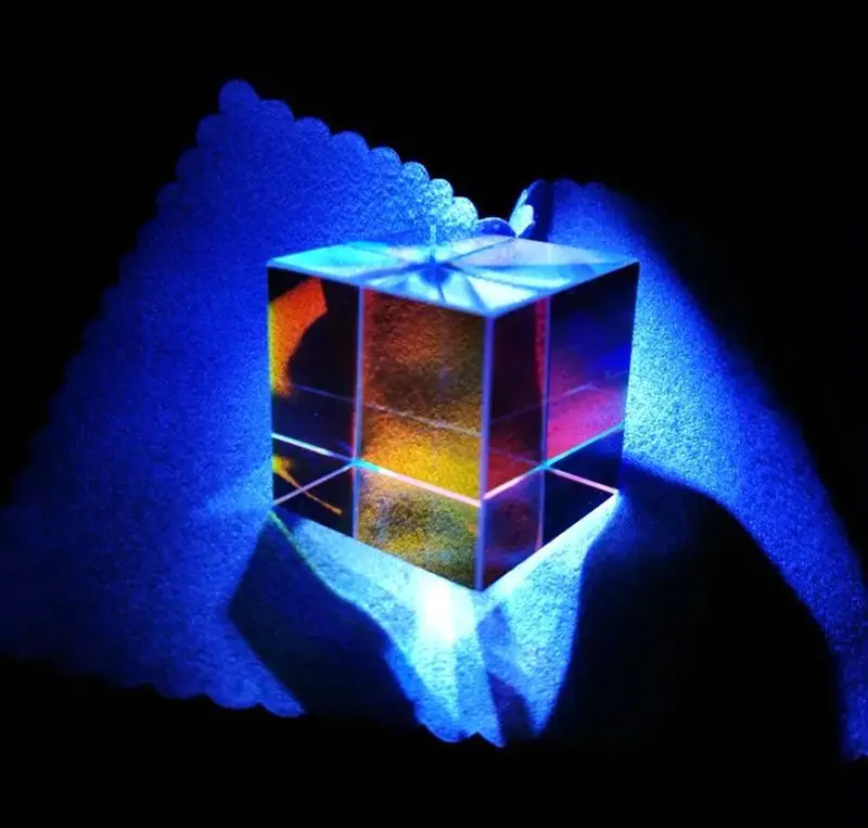 Оптическое стекло призма RGB дисперсия спектр образовательная модель открытый фотографировать фильтр фото фотография