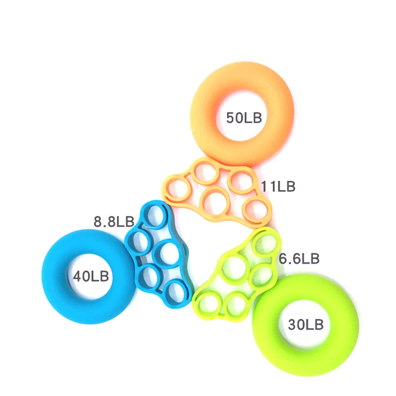 Силовые упражнения для пальцев, тренировка, захват, силиконовые резинки для сопротивления, для фитнеса, Эспандеры, упражнения для мышц
