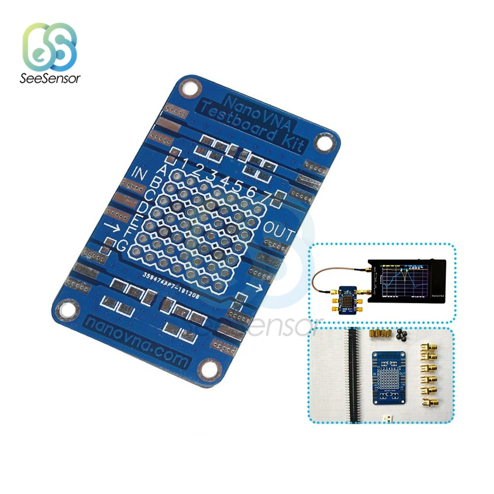 NanoVNA Testboard Kit VNA Test Demo Board Vector Network Analyzer Testing Board 2