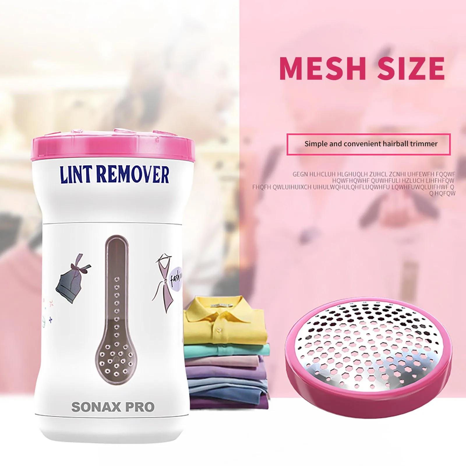 Lint Remover Electric Clothes Fuzz Pellet Trimmer Machine Portable