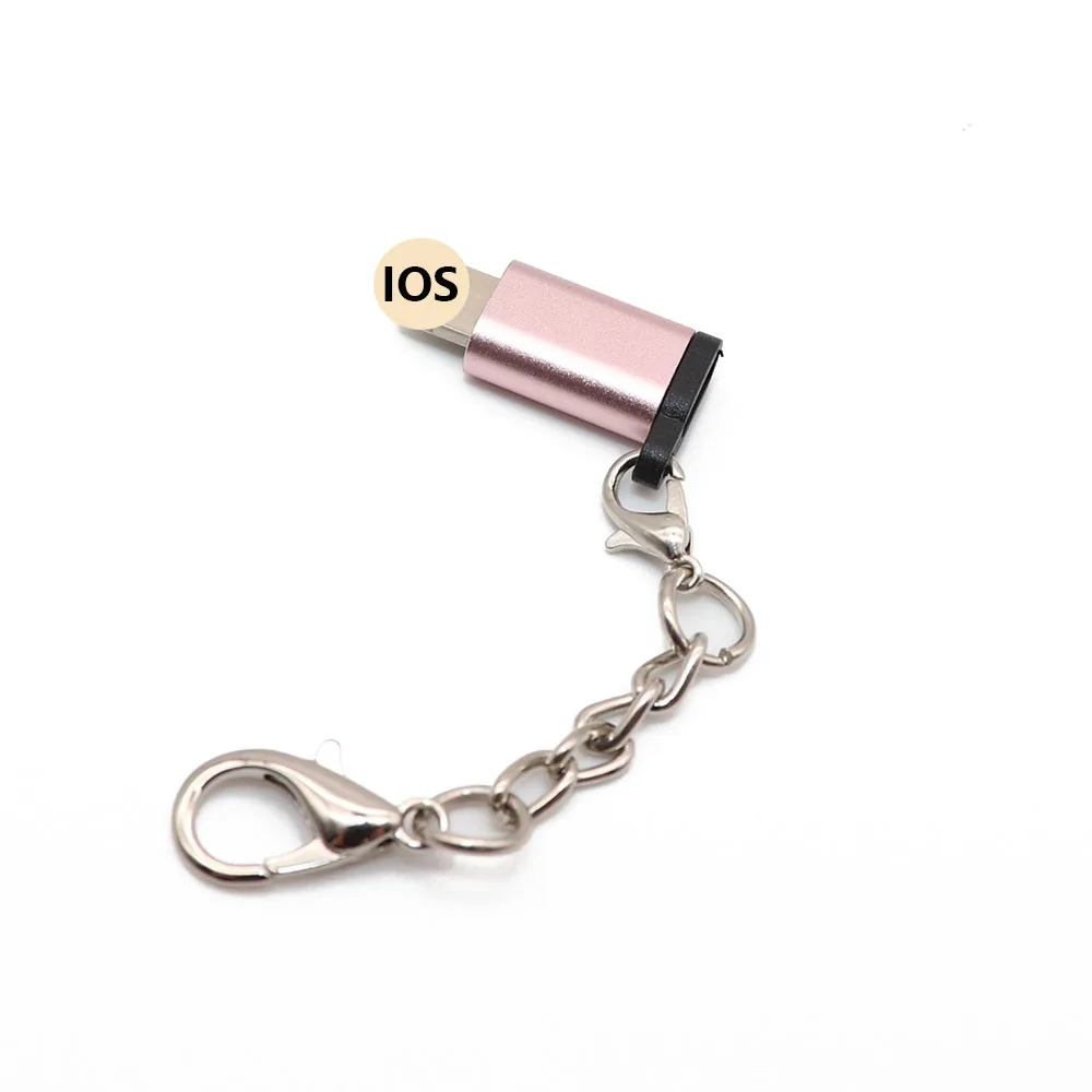 E Micro USB для IOS OTG адаптер для iphone X 6S 7 8 Plus синхронизация данных Зарядка конвертер брелок для ipad миниадаптеры - Цвет: E
