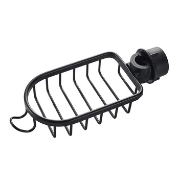 

Space Aluminum Drain Dish Rack Multifunction Home Bathroom Faucet Sponge Holder Storage Basket For Kitchen Sink Shampoo Shelf