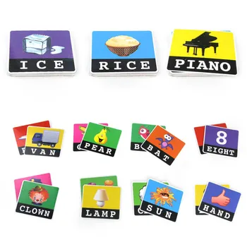 

Early Learning Toys English Alphabet Letters Spelling Cards Kid's Educational Literacy Toy Hot Sales