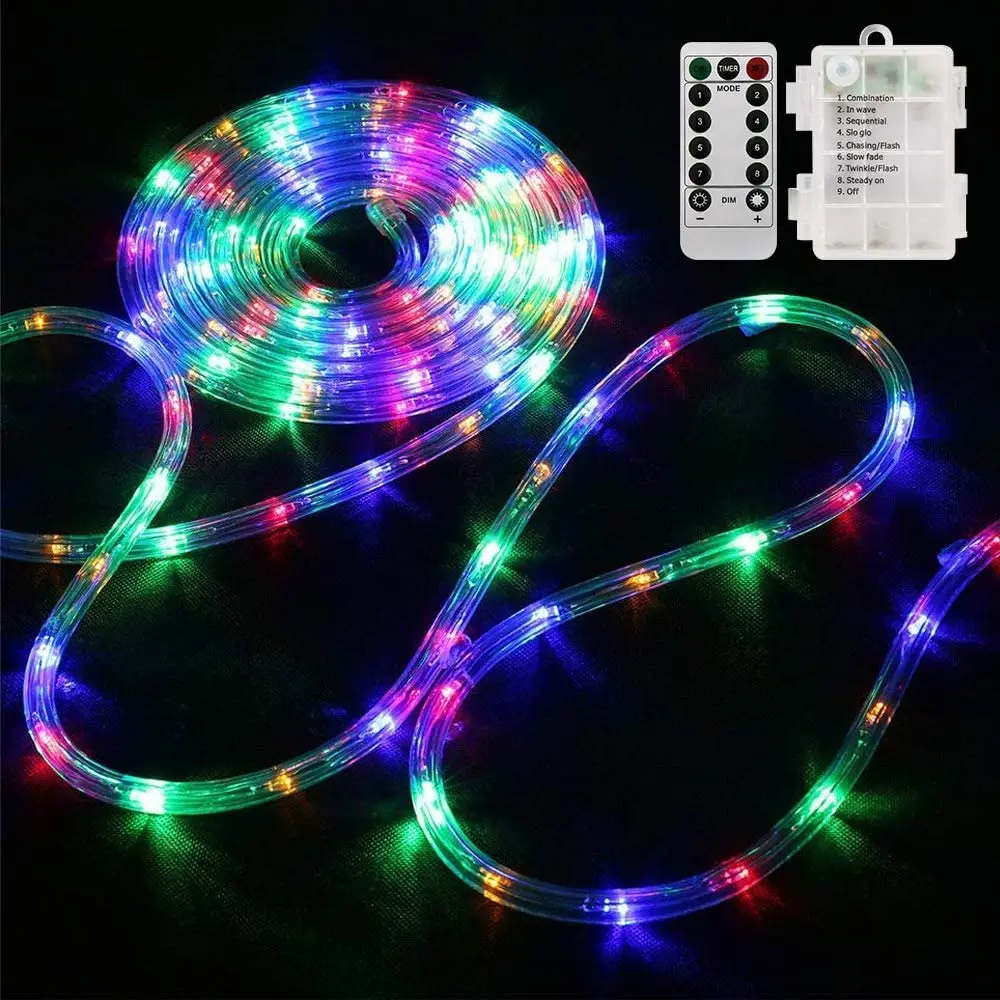 

Led Garland Remote Control Wall Art Lights Christmas Bedroom Wedding Decorations Garland on the Window Fairy Holiday Lamp