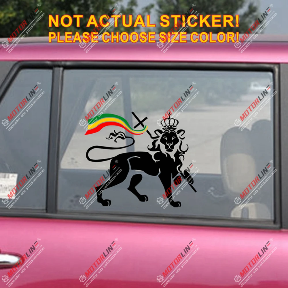Details about   Lion of Judah Sticker Decal Vinyl Rasta Rastafari Jamaica Reggae Ethiopia VW Car