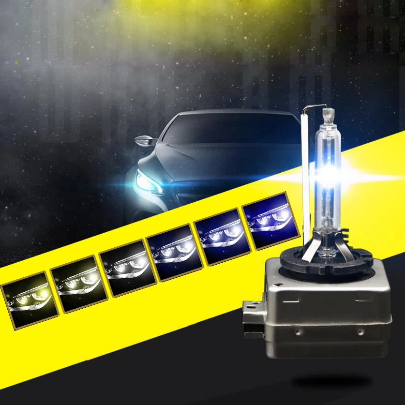 2 шт. D1S 12 в 35 Вт автомобильный ксеноновый светильник D1S HID головной светильник, лампа, сменная лампа, автомобильный светильник 9*9*5 см, светильник s, пластиковые автомобильные лампы