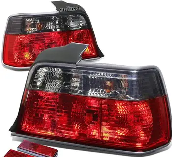 

Sulinso 2PCS Tail Light Fits For BMW TL-E364D-RD-SM Assembly, Driver and Passenger Side