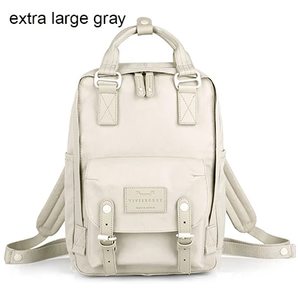 extra large gray Рюкзак в консервативном стиле, модные рюкзаки сумка для ноутбука, женские рюкзаки для путешествий, школьные сумки для девочек-подростков, mochila escolar - Цвет: extra large gray
