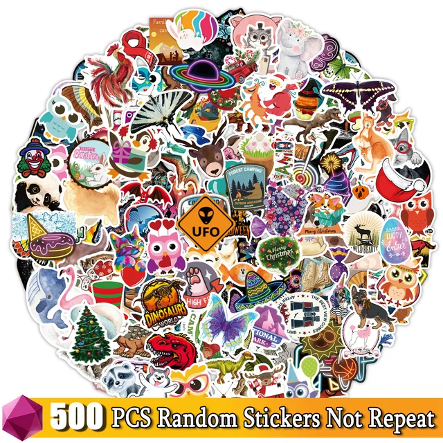 500 Random Stickers