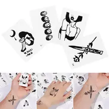 100 Pcs Party Supplies Body Art Tattoo Sticker Men and Women Waterproof Mixed Styles Tattoos Stickers Temporary