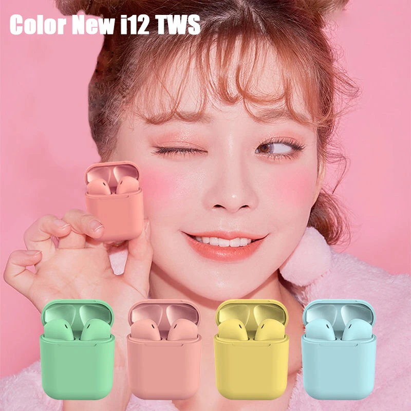 

Bluetooth Earphone i12 tws PK i10 i20 i30 i100 tws For iPhone Samsung Blutooth 5.0 Wireless Touch Control Earbuds Headset
