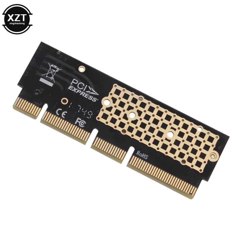 M.2 NVMe адаптер SSD для PCIe карты M2 ключ M драйвер с силиконовой охлаждающей накладкой Жесткий диск адаптер Поддержка PCIe x4x8x16 слот